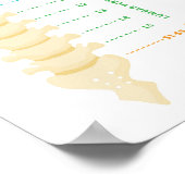 20 x 16 inch, Poster rugkolom (Hoek)