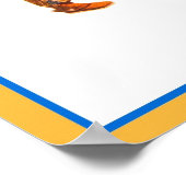 20 x 16 inch Retro Santa Fe-hoofdtrein en Poster (Hoek)