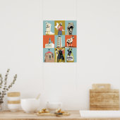 20 x 16-inch tapijtschelp poster (Keuken)