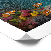 20" x 16" "Koraalrif" 3D Poster van Magic Eye® (Hoek)