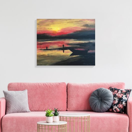 20"x 16"x 0,75"Uitgerekte Canvasdruk Canvas Afdruk (Insitu (Woonkamer))