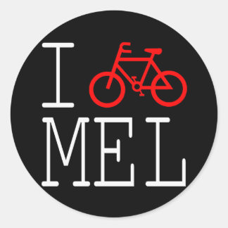 20 x 1½" ronde stickers. Zwarte achtergrond Sticker