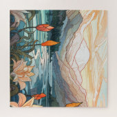 20" x 20" Natuur Illustratie, 676 stuks Legpuzzel (Horizontaal)