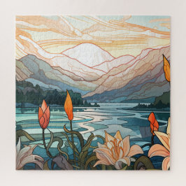 20" x 20" Natuur Illustratie, 676 stuks Legpuzzel