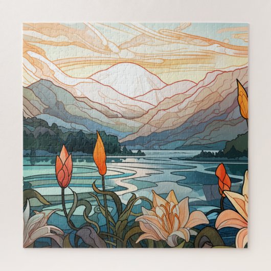 20" x 20" Natuur Illustratie, 676 stuks Legpuzzel (Verticaal)