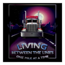 20 x 20 Semi Truck-Poster