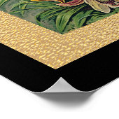 20 x 24 zwart en goud poster (Hoek)