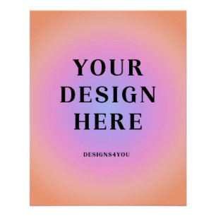 20 x 25 verticaal afgedrukt perfect poster