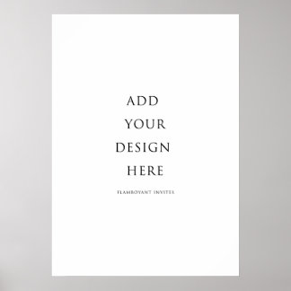 20 x 28 inch (51 x 71 cm) Signage/Poster Poster