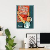  20 x 28-inch Poster Vrouwen voor Bernie (Thuiskantoor)