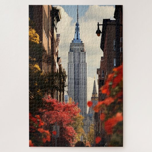 20" x 30", 1014 pieces Empire State Building  Legpuzzel (Verticaal)