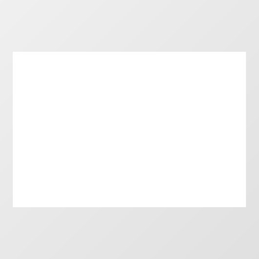 20" x 30" Aangepaste Rechthoekige Raamsticker voor (Vel)