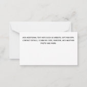 20 x BUDGET Foto Opslaan Data Witte Rozen Bloemen Notitiekaartje (Achterkant)