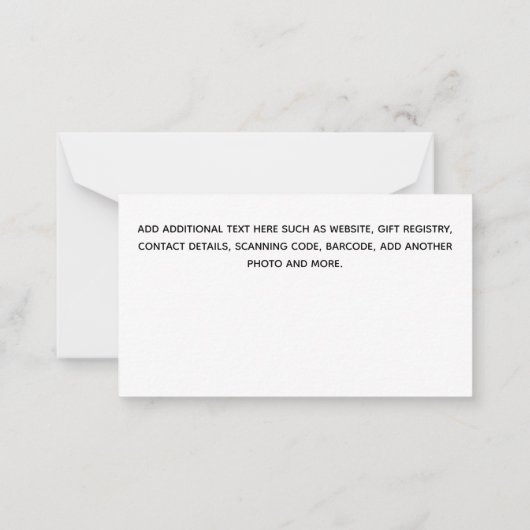 20 x BUDGET Foto Opslaan Datum Pampas Gras Tropisc Notitiekaartje (Achterkant)