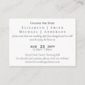 20 x FOTO Verandering van Datum Uitstel incl ENVL. Advieskaart (Voorkant)