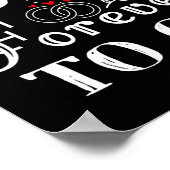 20 Years Down Forever To Go Paar 20ste bruiloft Poster (Hoek)