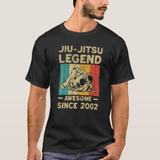 20 Years Old BJJ Jiu Jitsu Legend Awesome Since 20 T-shirt
