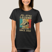 20 Years Old BJJ Jiu Jitsu Legend Awesome Since 20 T-shirt (Voorkant)