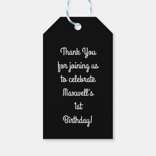 20-zijdig Dice DND Games Verjaardagsfeest Cadeaulabel (Achterkant)