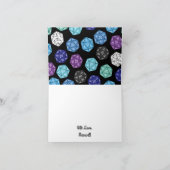 20-zijdige dobbelsteen DND-spellen Kinderverjaarda Kaart (Binnen)