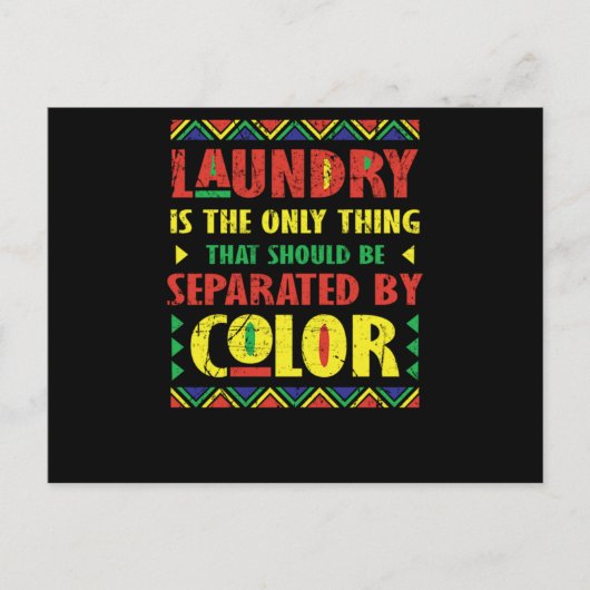 20 Zwarte geschiedenismaand Afrikaanse Pride Appar Aankondigingskaart (Voorkant)