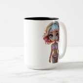 20A Dollz by: Svace - Series 01 Tweekleurige Koffiemok (Voorkant rechts)