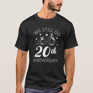 20e 20 jaar huwelijksfeest Jubileum T-shirt