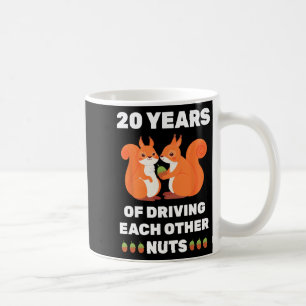 20e 20-jarig bruiloft Jubileum Funny Paar Voor Koffiemok