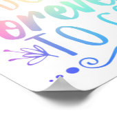 20e 20-jarige weddenschap Jubileum echtgenoot vrou Poster (Hoek)