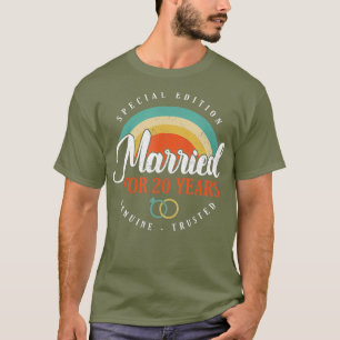 20e 20-jarige weddenschappen Jubileum Gift Trusted T-shirt