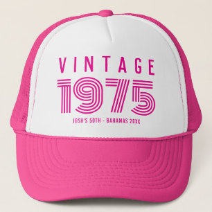 20e 30e 40e 50e 60e verjaardagsfeest trucker pet