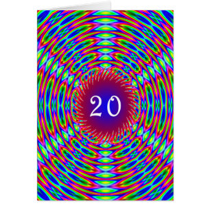 20e Abstracte Trippy Swirls van Birthday
