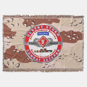 20e Brigade Genisten Desert Storm-veteraan Deken
