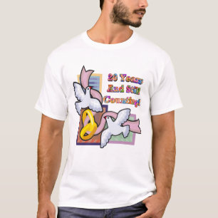 20e bruiloft Jubileum geschenken T-shirt
