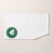 20e bruiloft Jubileum Heart Emblem Emerald Bad Handdoek (Handdoek)