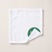 20e bruiloft Jubileum Heart Emerald Green Bad Handdoek (Wasdoekje)
