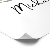 20e bruiloft Jubileum nummer 20 fotocollage Poster (Hoek)