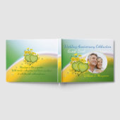 20e bruiloft Jubileum Party Yellow Flowers Gastenboek (Volledig)