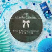 20e bruiloft Jubileum Smaragd Groene Borden Papieren Bordje (Feest)