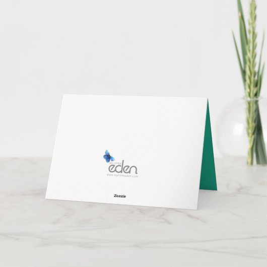 20e bruiloft Jubileum smaragdgroene hart Kaart (Achterkant)