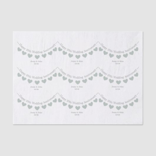 20e China Wedding Jubileum paper Tissuepapier (Voorkant)