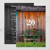 20e Cyclerie Uitnodiging op verjaardag van de verj (Voorkant / Achterkant)