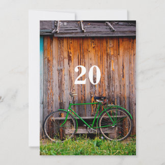 20e Cyclerie Uitnodiging op verjaardag van de verj