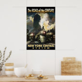 20e EEUW New York Central System Nieuwe Retro Poster (Keuken)