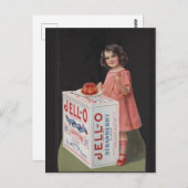 20E EEUW POSTER ART JELLO GIRL BRIEFKAART (Voorkant / Achterkant)