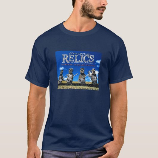20e eeuw Relics "Rockin"-T-shirt (donker) T-shirt (Voorkant)