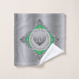 20e Emerald Jubileum Platinum Handdoek