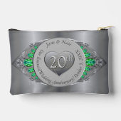 20e Emerald & Platinum bruiloft Jubileum Etui (Achterkant)