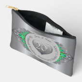 20e Emerald & Platinum bruiloft Jubileum Etui (Open)