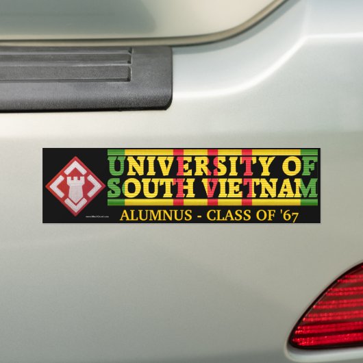 20e Engineer Bde - U Vietnam Alumnus Sticker (Op auto)